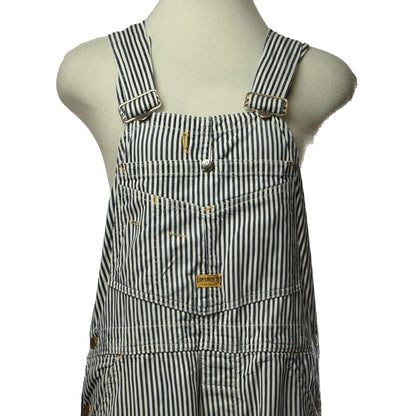 Vintage 1940's Lee Can't Bust Em' Union Made Carpenter Pinstriped Overalls