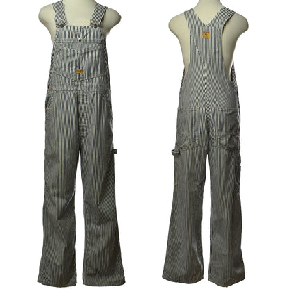 Vintage 1940's Lee Can't Bust Em' Union Made Carpenter Pinstriped Overalls