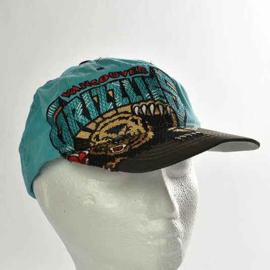 Vintage 1994 Vancouver Grizzlies NBA Snapback Size 6 5/8 Hat Cap - Starter