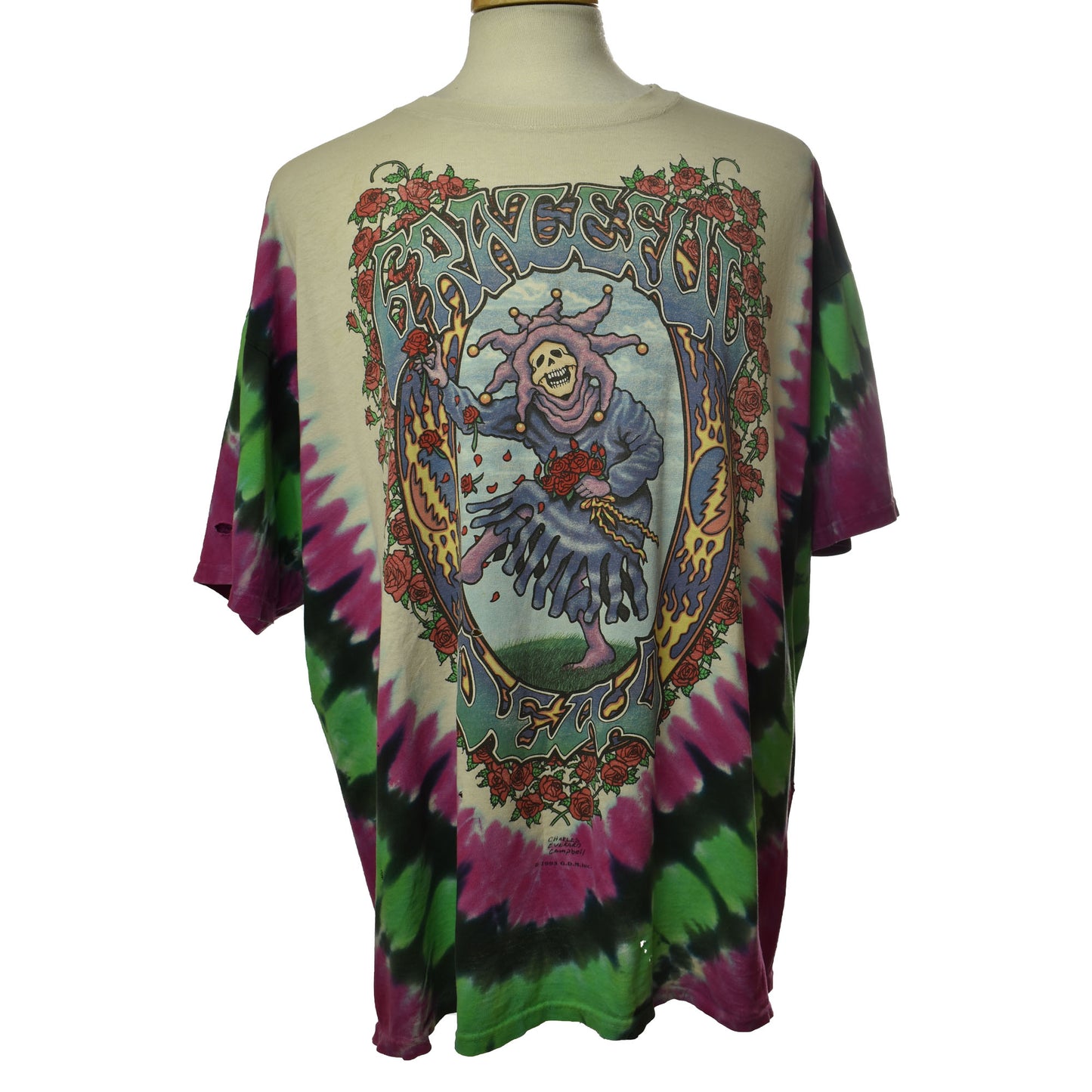 Vintage 1993 Grateful Dead Seasons of The Dead The Endless Tour Size 2X T-shirt