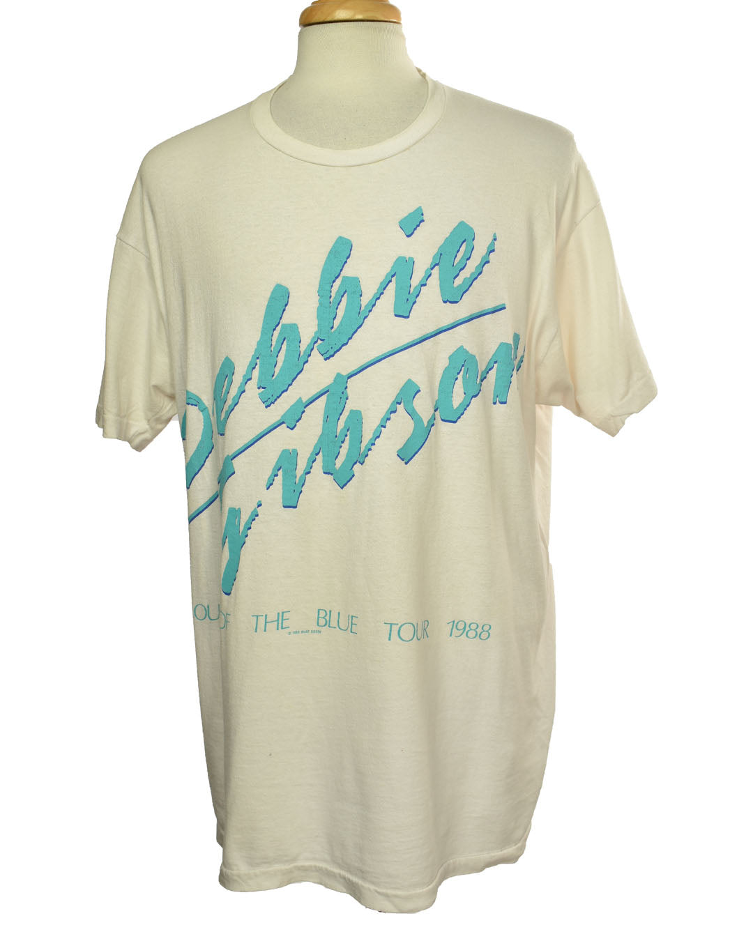 Vintage 1988 Debbie Gibson Out of the Blue Tour Tee Shirt