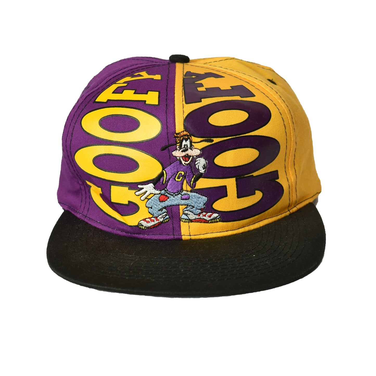 Vintage 90s Goofy Hip Hop Colorblock Hat