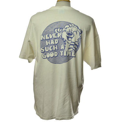 Vintage Grateful Dead Calvin and Hobbes "Never Had Such a Good Time" Single Stitch Graphic Hanes Beefy T 100% Cotton Made in USA