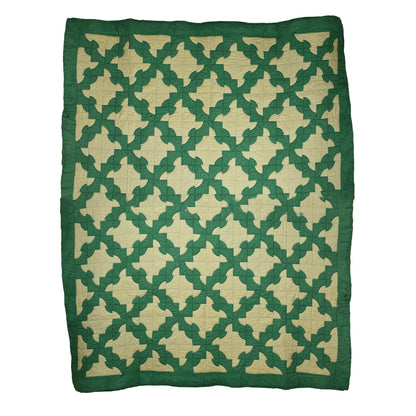 Vintage Patterned Quilt - Double Size