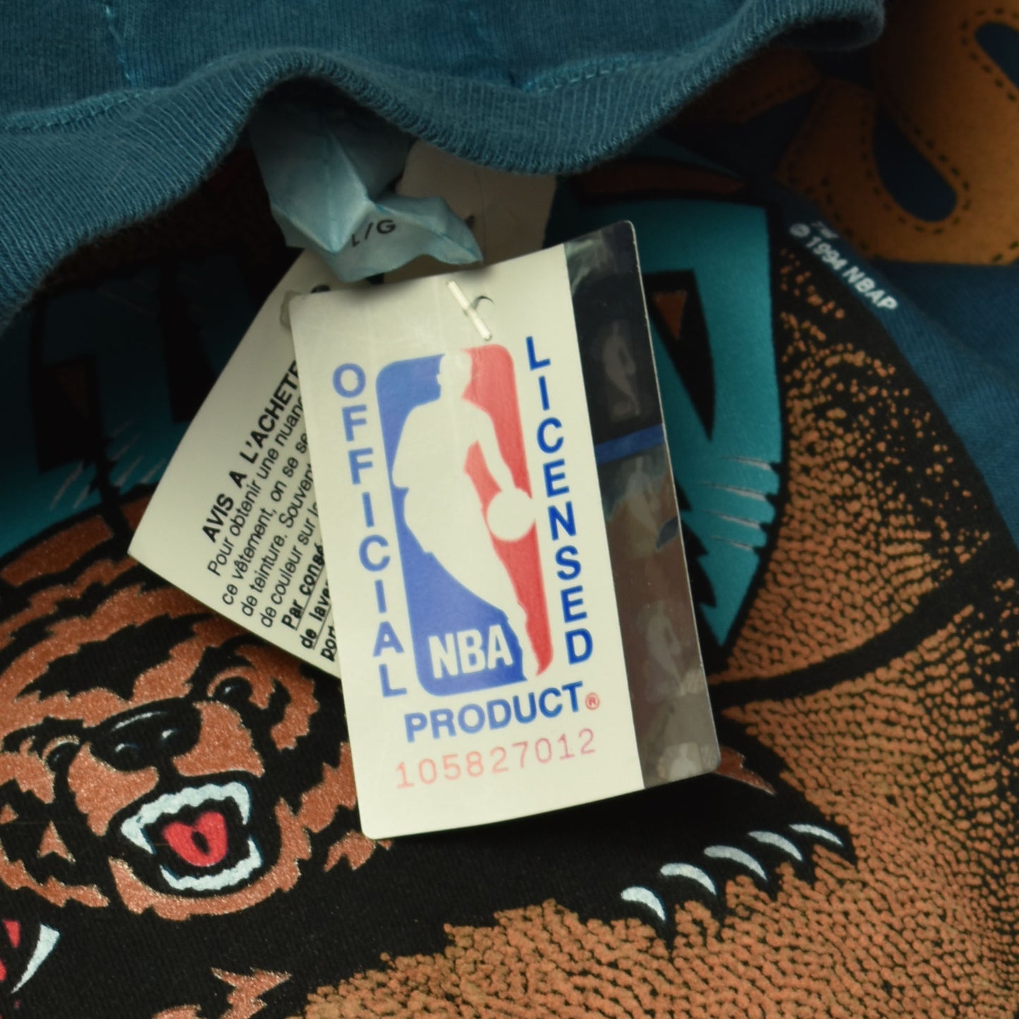 Vintage 90s Vancouver Grizzlies National Basketball Association NBA Single Stitch T-shirt Size L