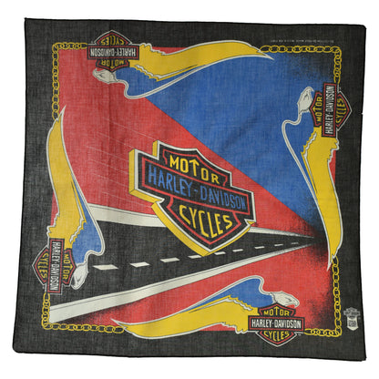 Vintage Harley Davidson Motors 50/50 Bandana - Made in USA