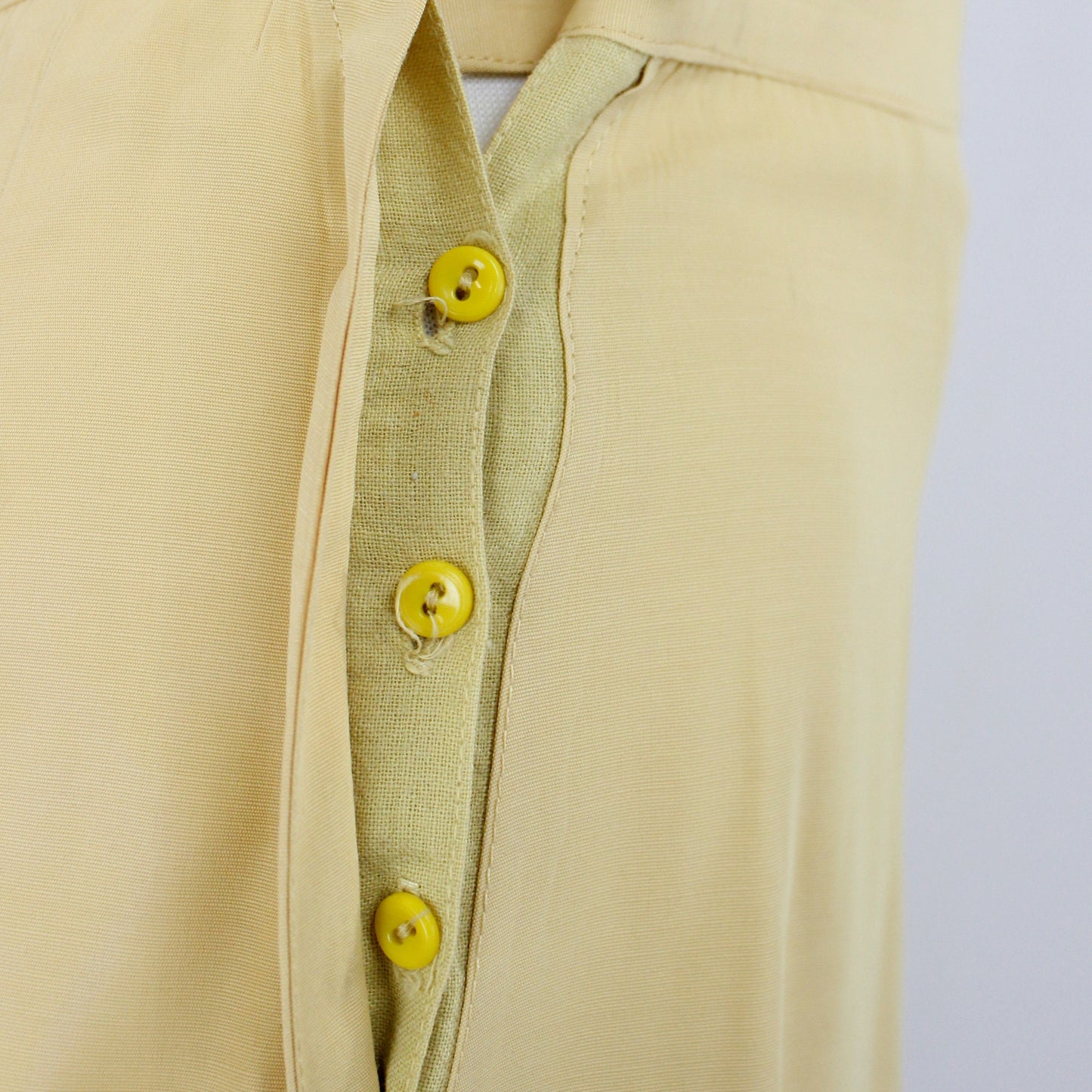 Vintage 1940's Butter Yellow Skirt