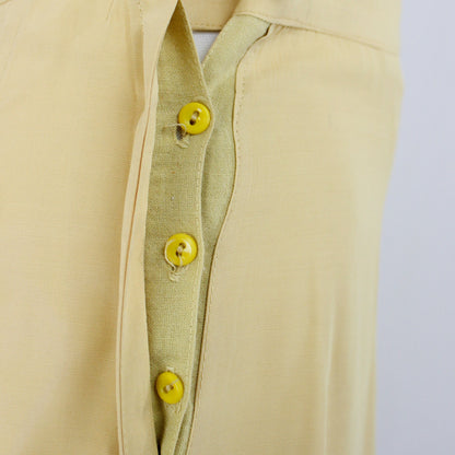 Vintage 1940's Butter Yellow Skirt