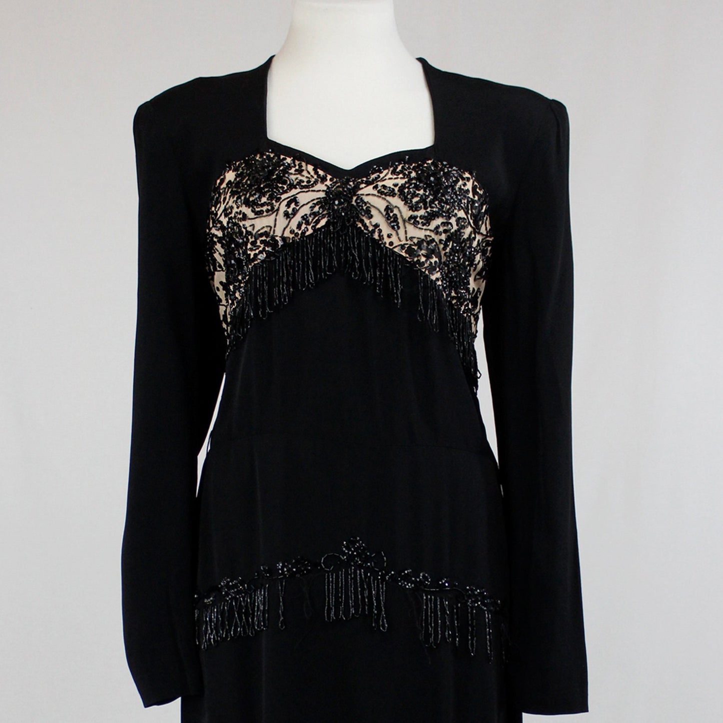 Vintage 40's Beaded Gown
