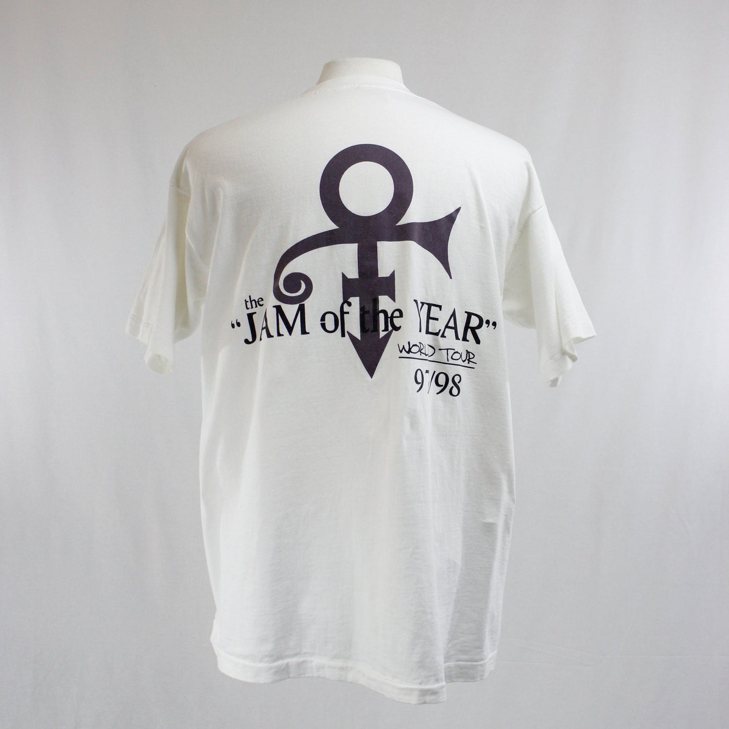 Vintage 90s Prince T-shirt Jam of the Year World Tour Tee 97 / 98 Rare Grail Single Stitch Made in USA Mint Condition