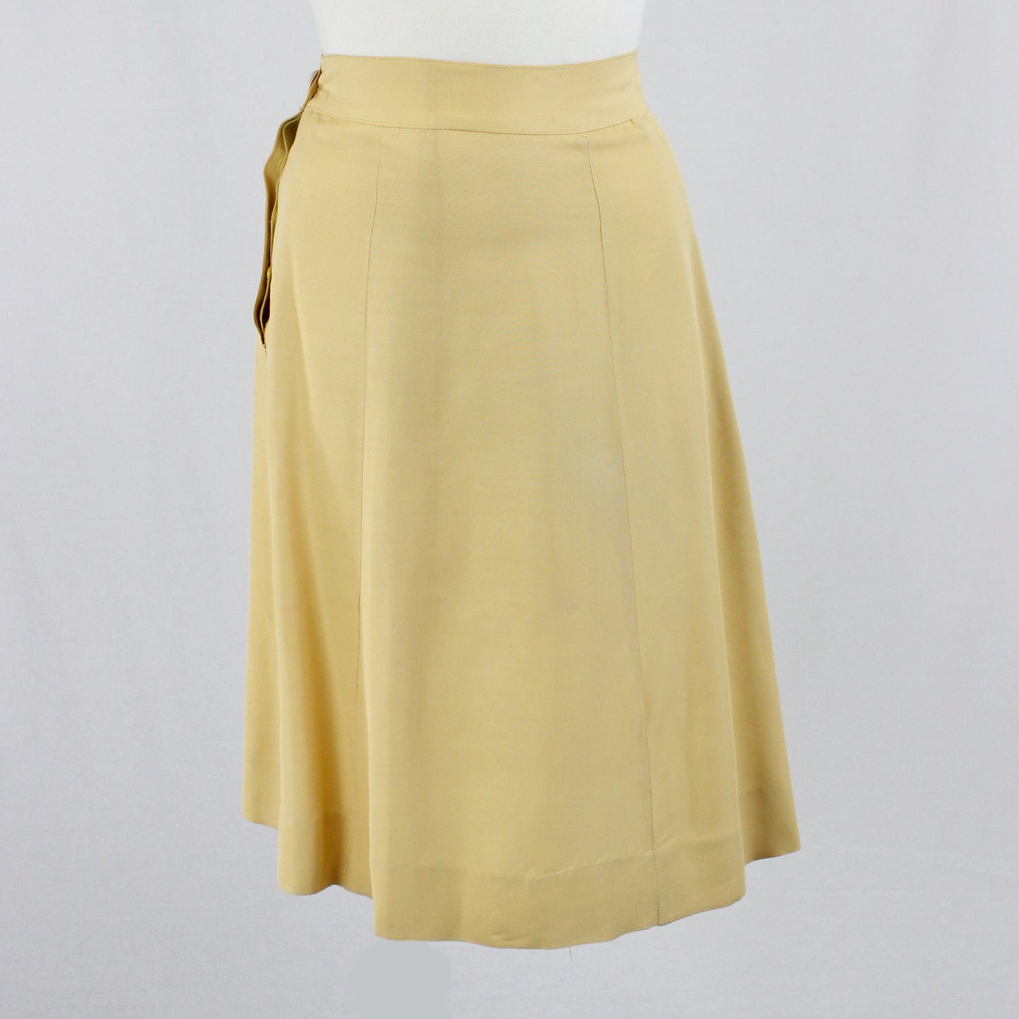 Vintage 1940's Butter Yellow Skirt