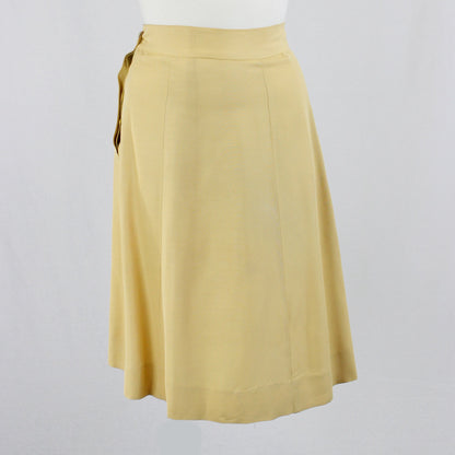 Vintage 1940's Butter Yellow Skirt