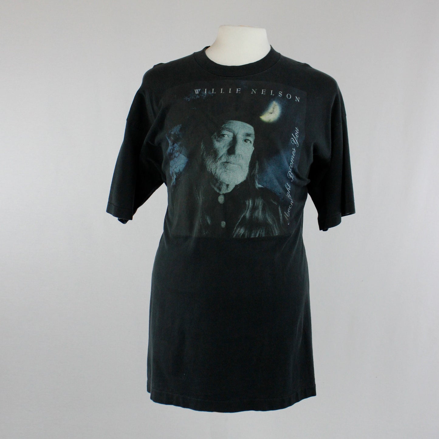 Vintage 1994 Willie Nelson Moonlight Becomes You Single Stitch T-shirt
