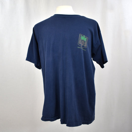 Vintage 90s United Pot Smokers T-shirt Marijuana Weed Cannabis Tee Single Stitch