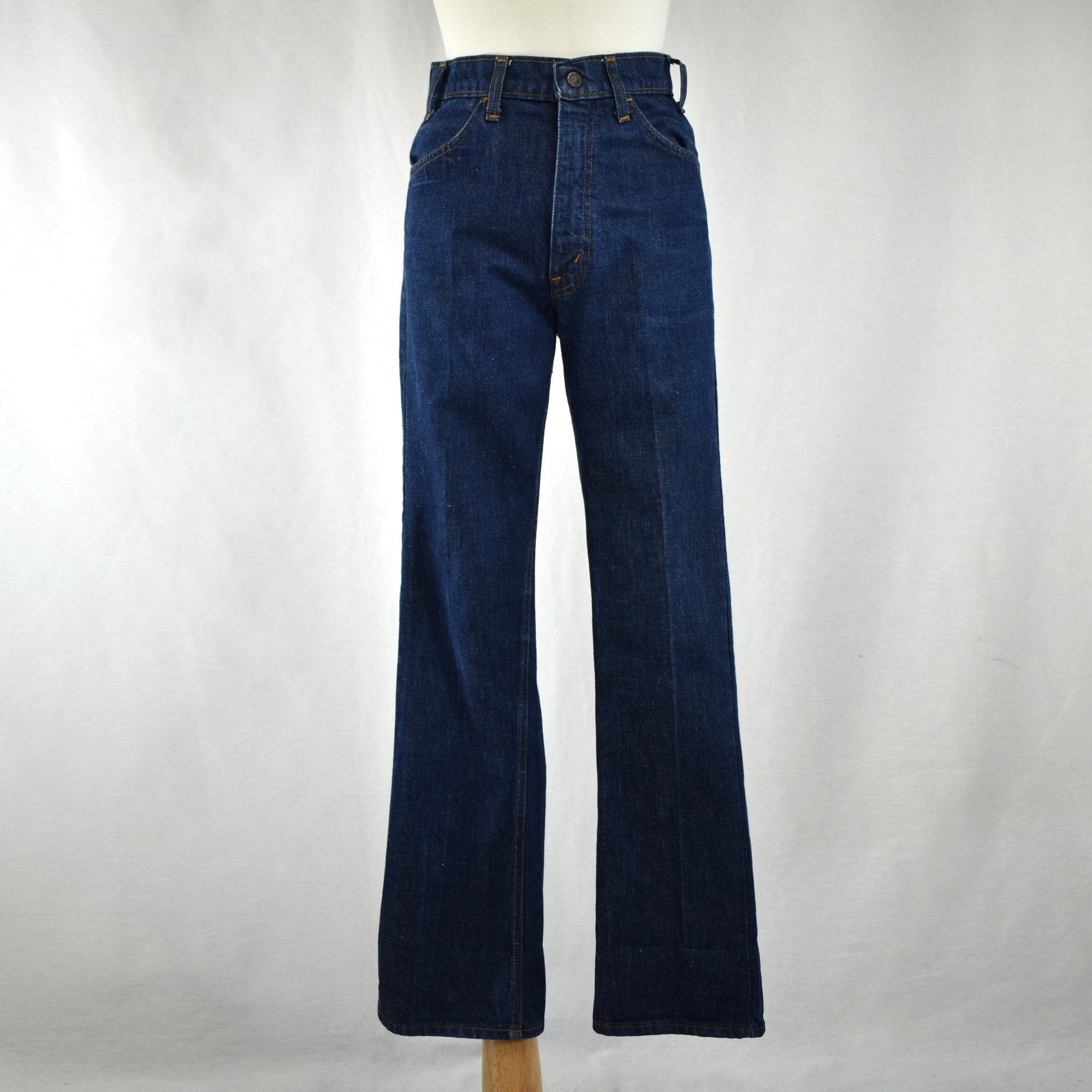Vintage 70s Jeans, Super High Waisted, MONTGOMERY WARD
