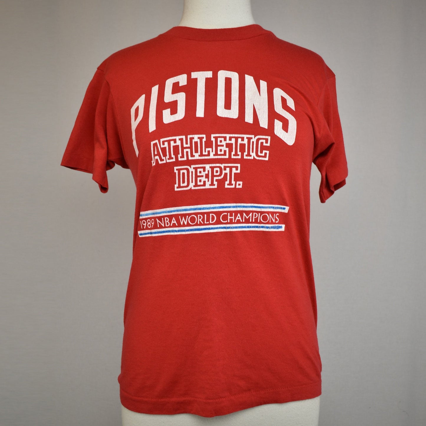 Vintage Detroit Pistons 1989 NBA World Champions T-shirt - Screen Stars - Single Stitch - Made in USA