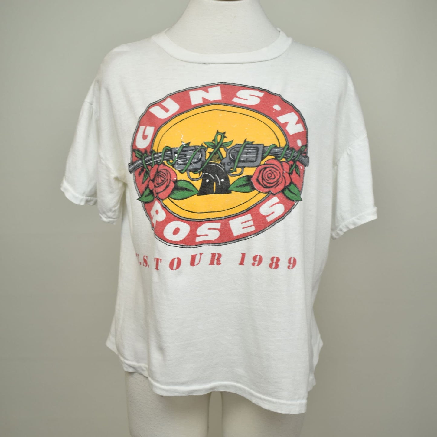Vintage US Tour 1989 Guns N Roses T-shirt - Parking Lot Bootleg Shirt - Rock Tee - G'N'R