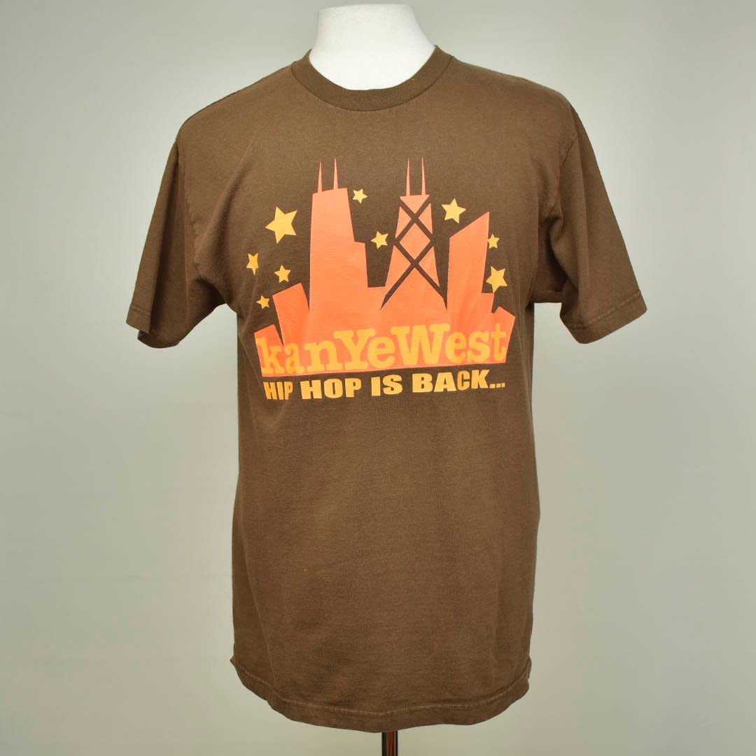 Vintage Rare Official 2004 Kanye West T-shirt Hip Hop Is Back - The Truth Tour 2004 - Size L - Rap Tee