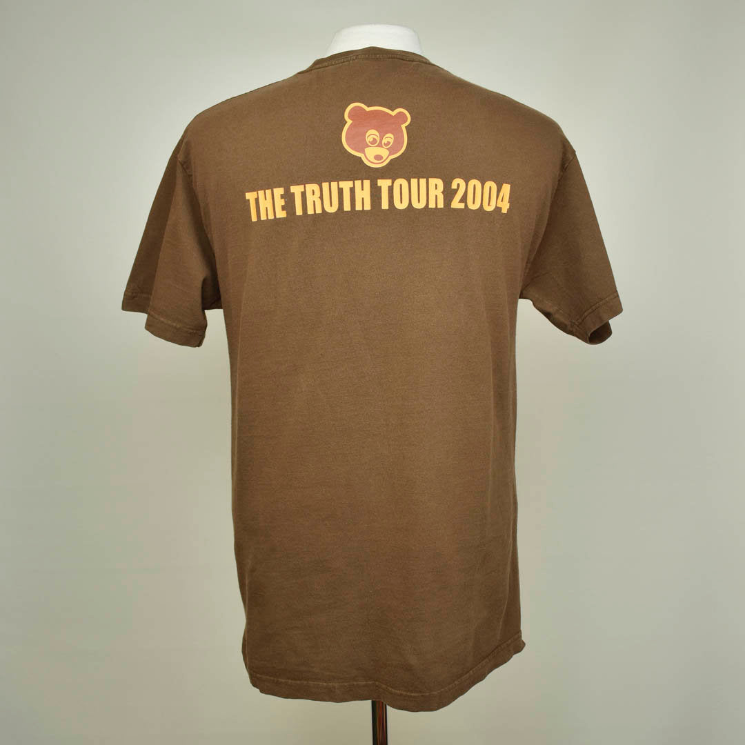 Vintage Rare Official 2004 Kanye West T-shirt Hip Hop Is Back - The Truth Tour 2004 - Size L - Rap Tee