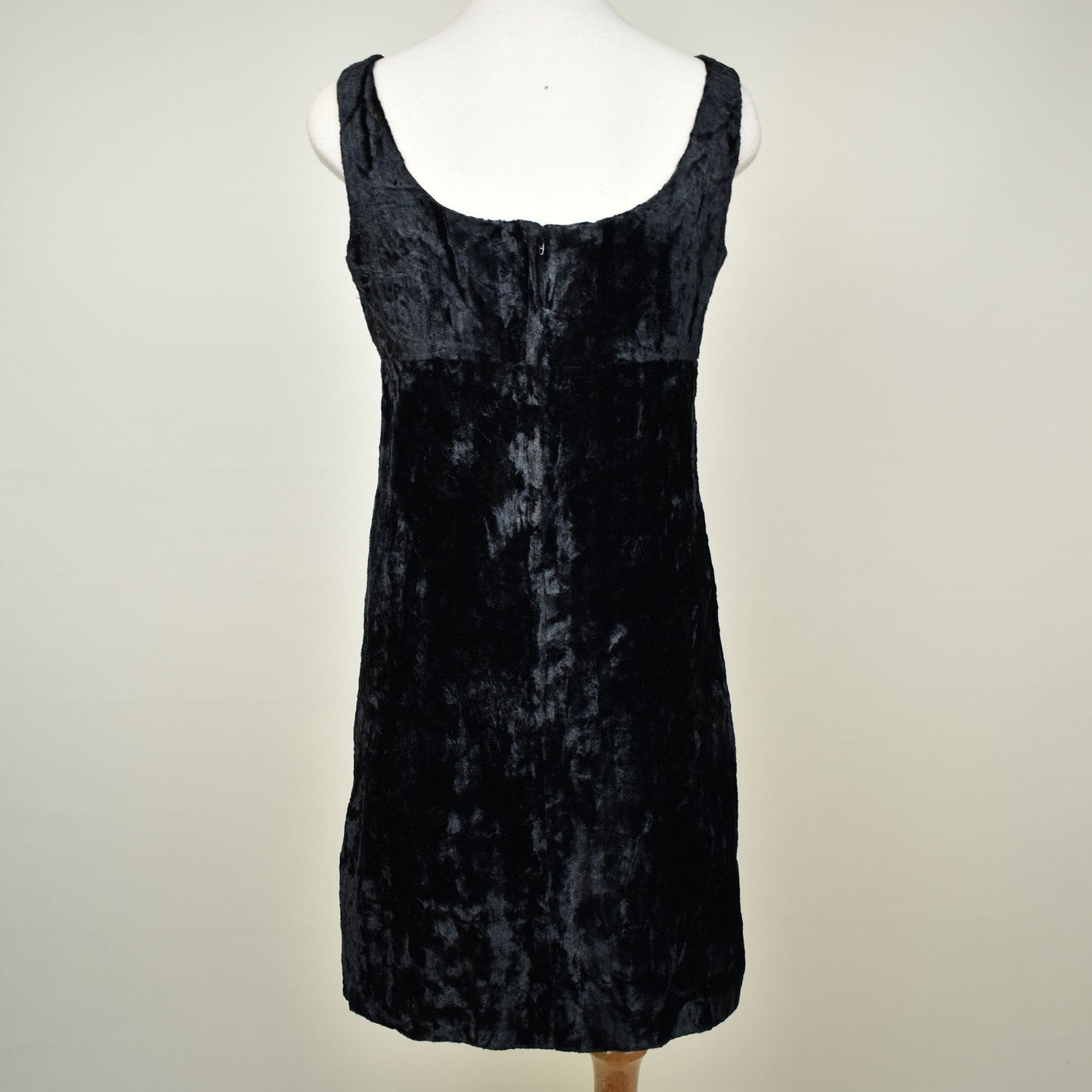 50s Vintage Velvet Sex Kitten Dress in Black by California Sophisticates - Vintage size 13 - Fits Like Medium