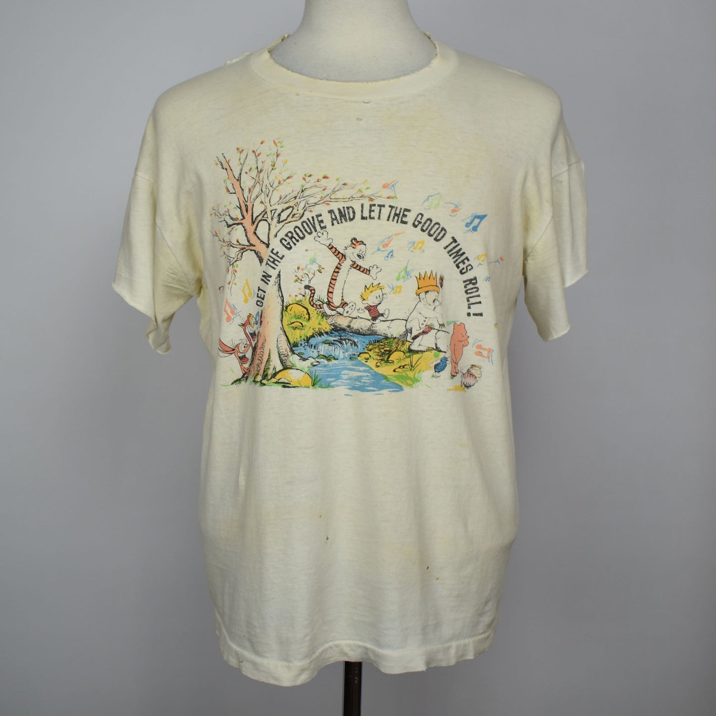 Vintage Very Rare 90s Grateful Dead Get In The Groove And Let The Good Times Roll! Where The Wild Things Are Tour T-shirt