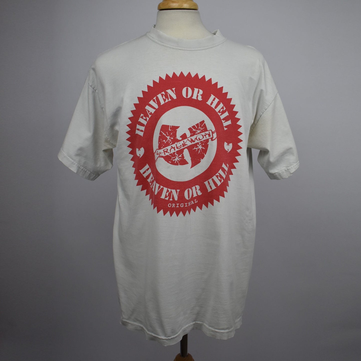 Vintage 90s Wu Tang Clan Wu Wear Raekwon The Chef "Heaven Or Hell" T-shirt