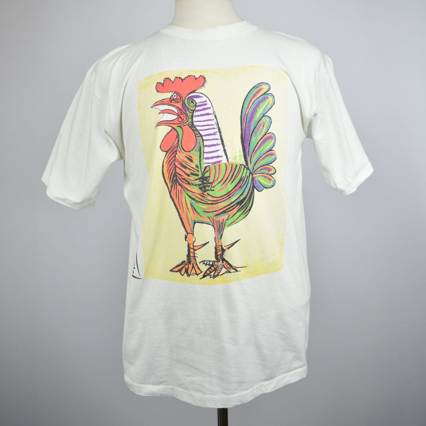 Vintage 1988 "The Rooster" Picasso Tee Made in USA 100% Cotton- Size L