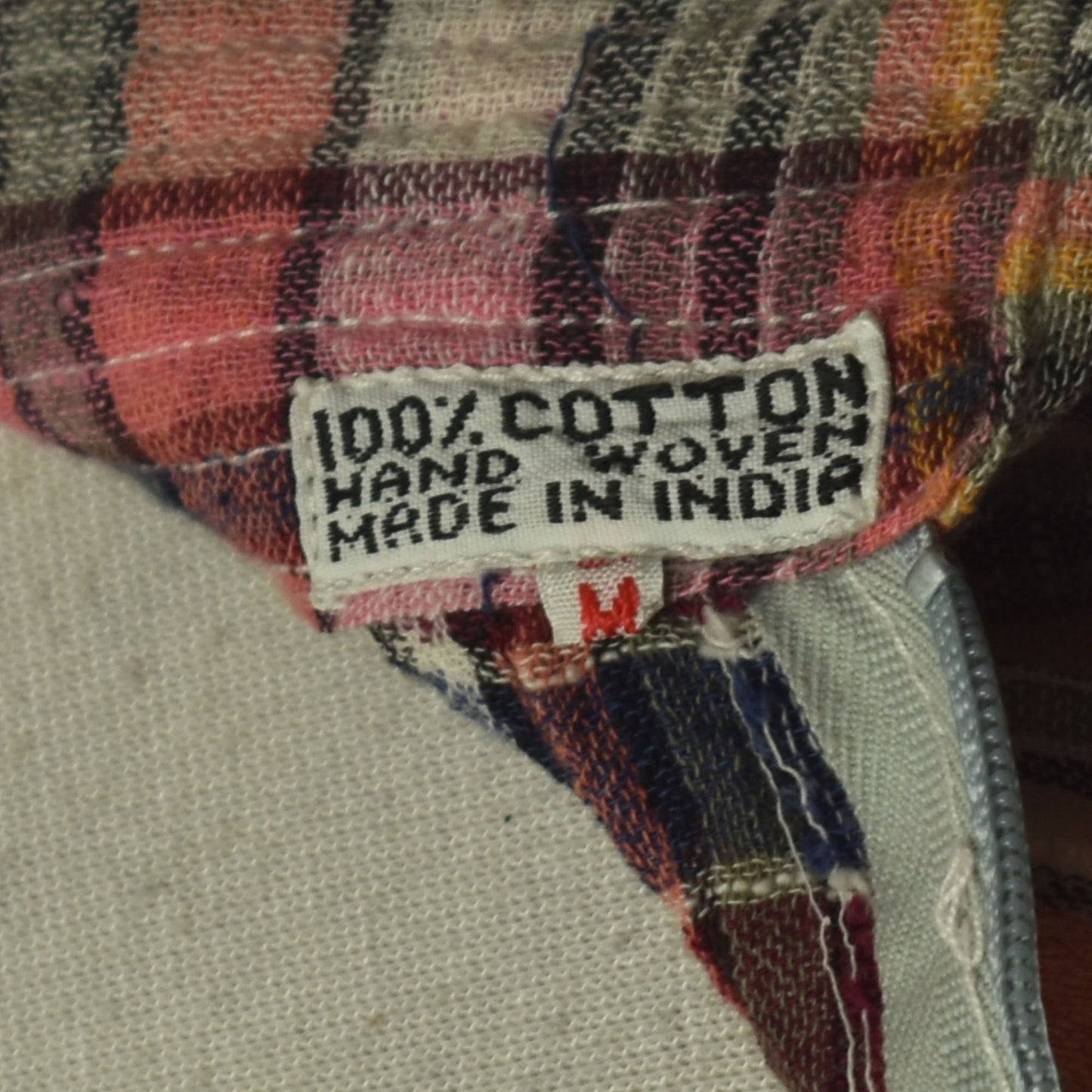 Vintage 70s Indian Cotton Gauze Skirt and Shirt Set