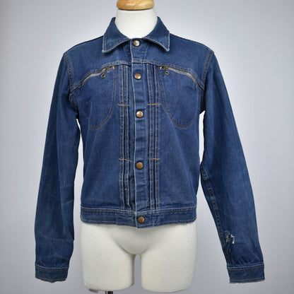 Vintage 70s Sears Roebucks Western Wear Denim Trucker Jacket