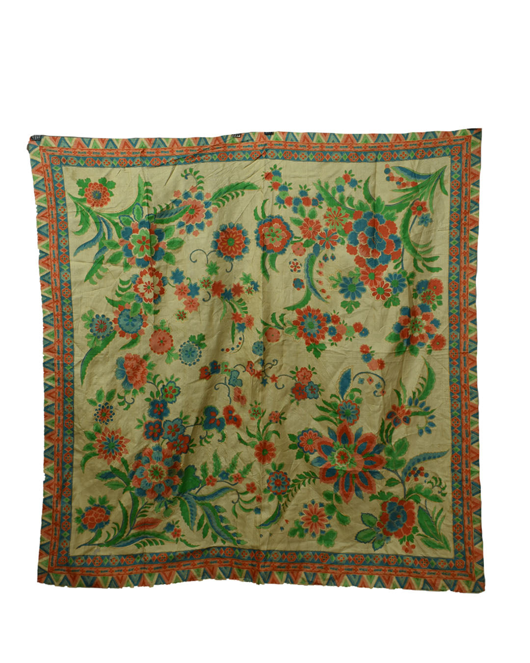 Vintage Silk Floral Print Made in Japan Scarf