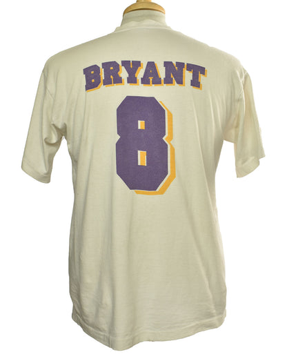 Vintage Los Angeles Lakers Kobe Bryant Single Stitch T-shirt Made in USA Size L