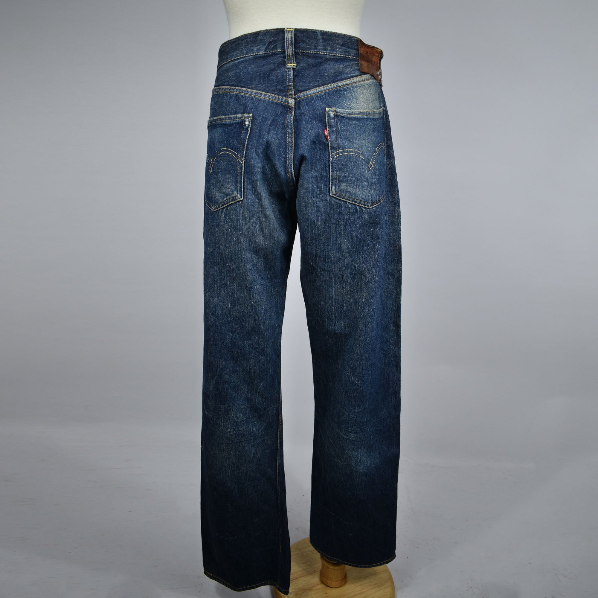 Rare 40s / 50s Levi's 501s Big E Jeans - The Holy Grail - Jerky Leather  Patch - Hidden Rivets - Red Line Selvedge