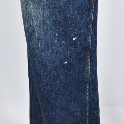 Rare 40s / 50s Levi's 501s Big E Jeans - The Holy Grail - Jerky Leather Patch - Hidden Rivets - Red Line Selvedge