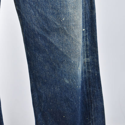 Rare 40s / 50s Levi's 501s Big E Jeans - The Holy Grail - Jerky Leather Patch - Hidden Rivets - Red Line Selvedge