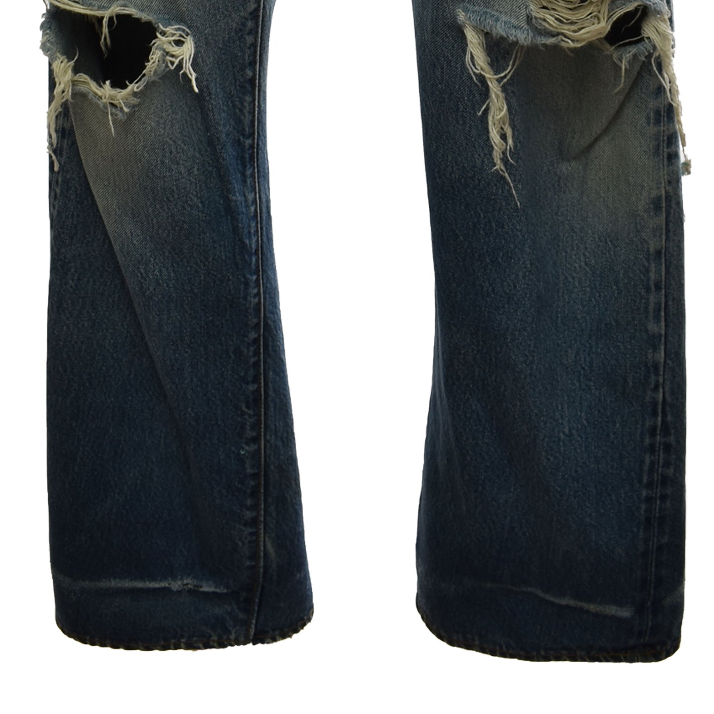 Vintage 90s Levi's 501 Redline Selvedge Jeans - Light Wash Button Fly