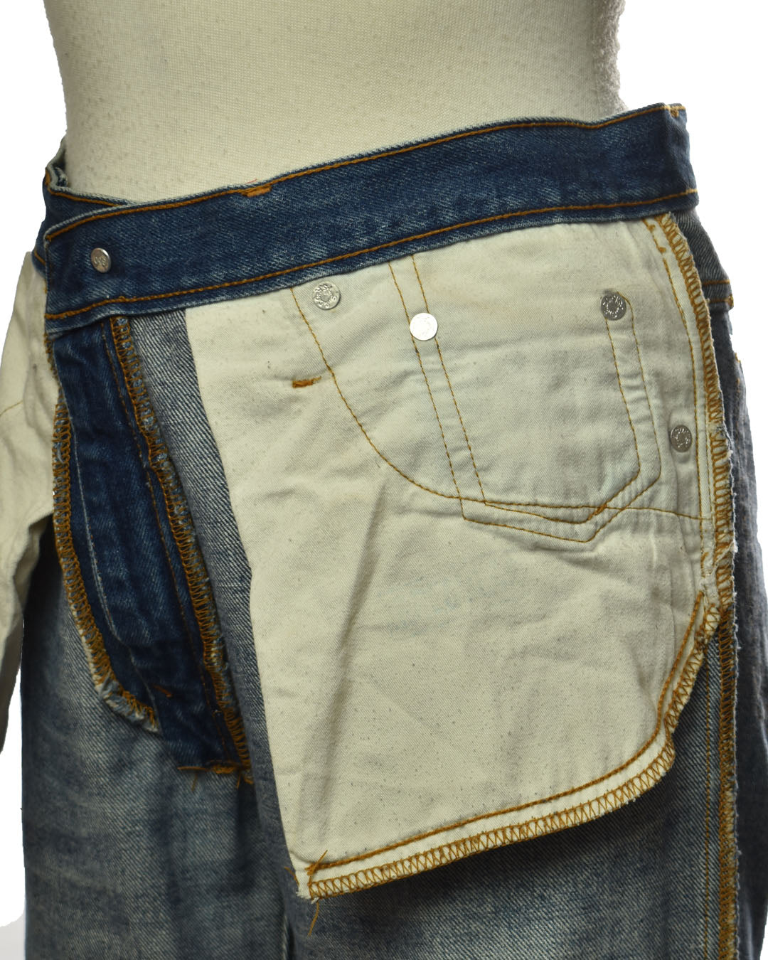 Vintage 70s Levi's Big E Orange Tab White Capital E Jeans
