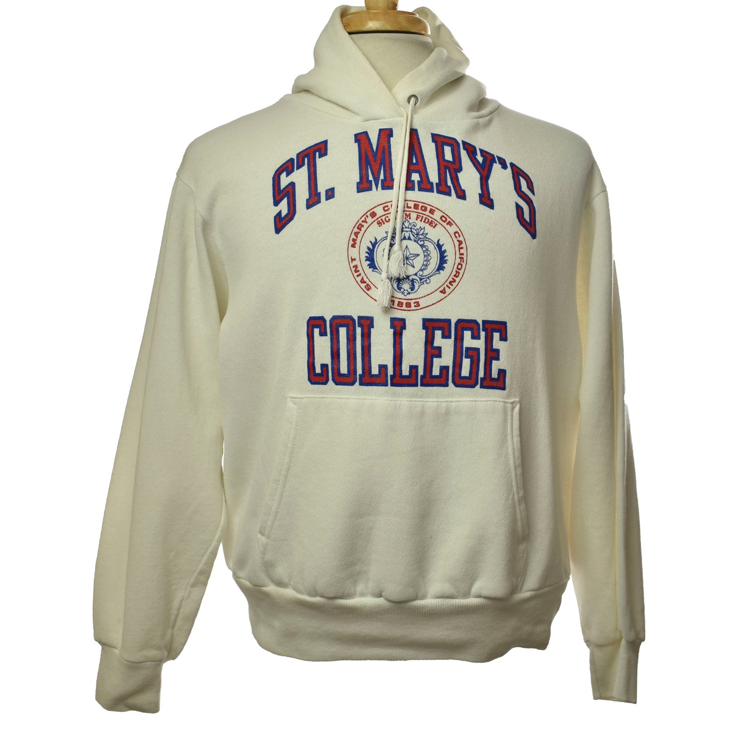 Vintage 80s Champion St Mary's College Size L Hoodie