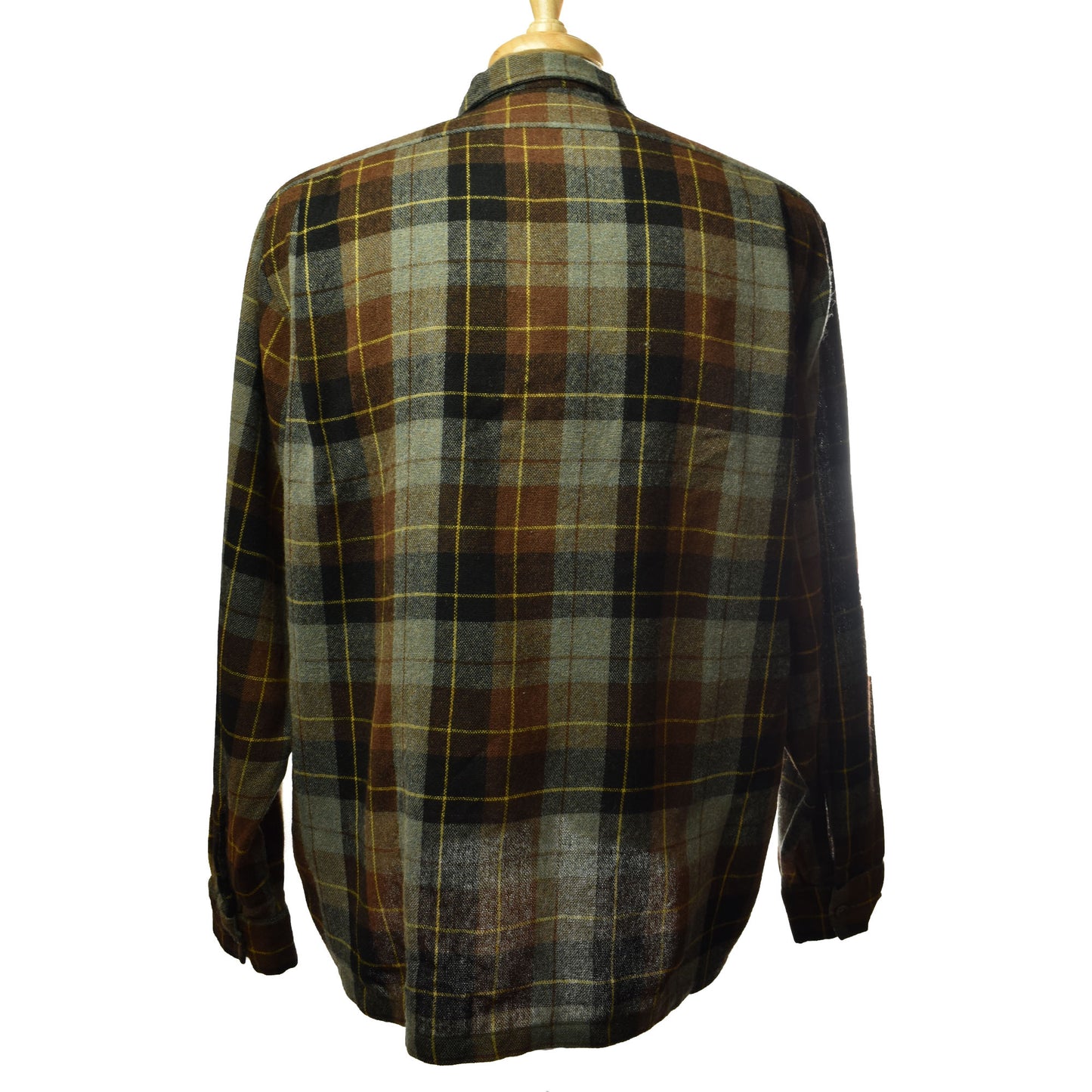 Vintage 50s 60s Tailored by McGregor Wool/Rayon Blend Flannel Shirt