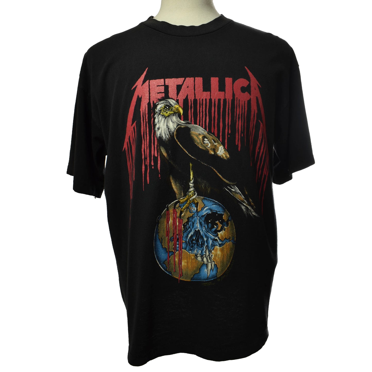 Vintage 1993 Metallica US Tour Eagle No Where Else To Roam Size XL Made in USA T-shirt