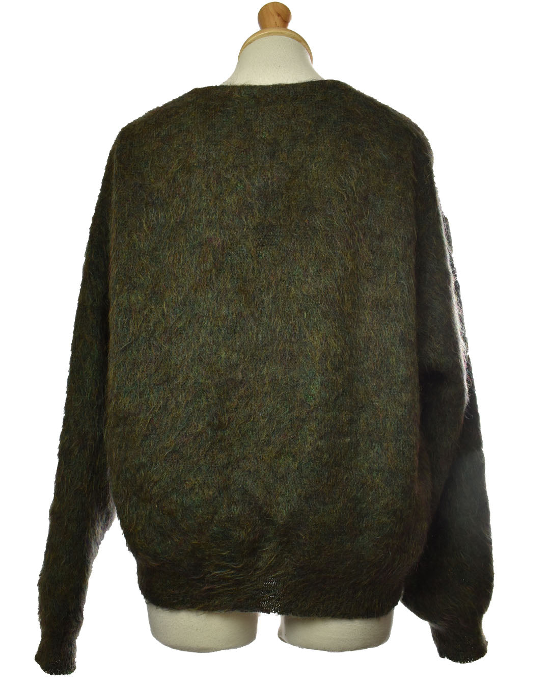 Vintage 60s Mohair Wool Cardigan by Pebble Beach of California Grunge Kurt  Cobain Sweater Size L