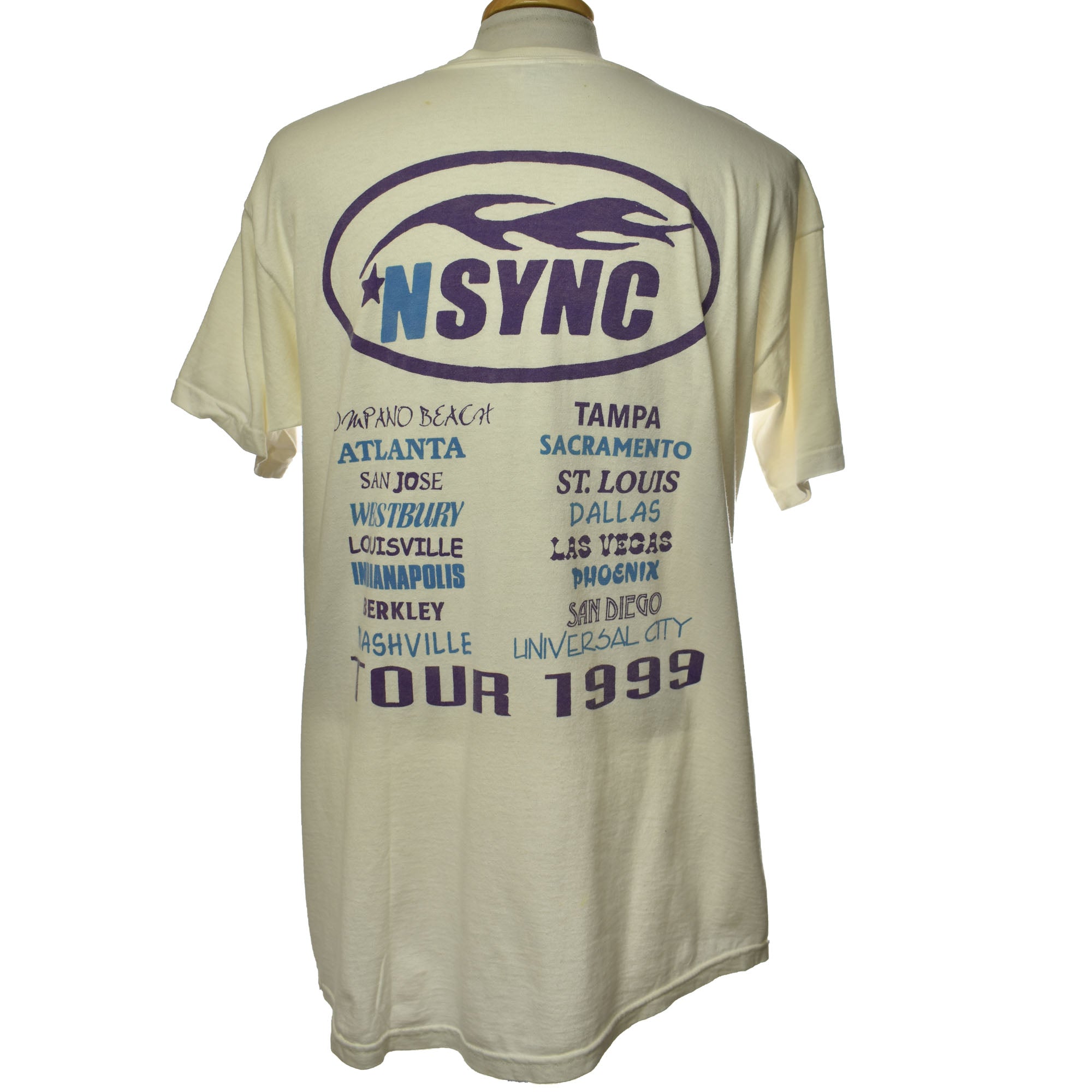 Vintage 1999 NSYNC Tour T-shirt With Back Print – The Only Vintage