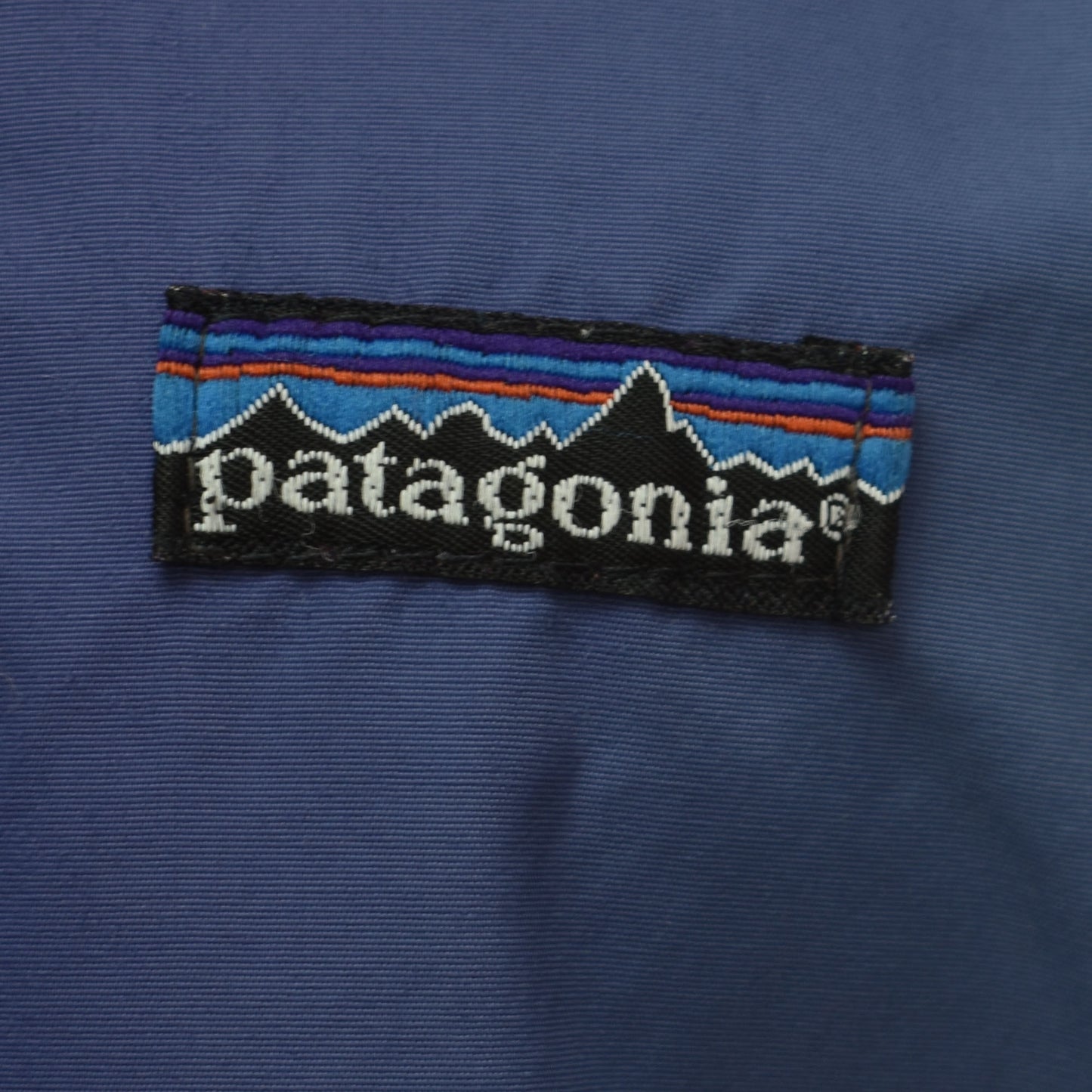 Vintage 90s Blue Patagonia Fleece Lined Nylon Jacket