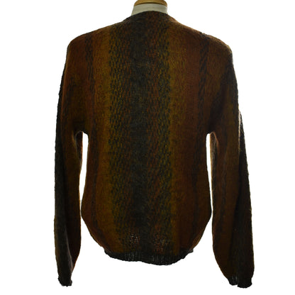 Vintage 50s Mohair Cardigan Grunge Kurt Cobain Sweater