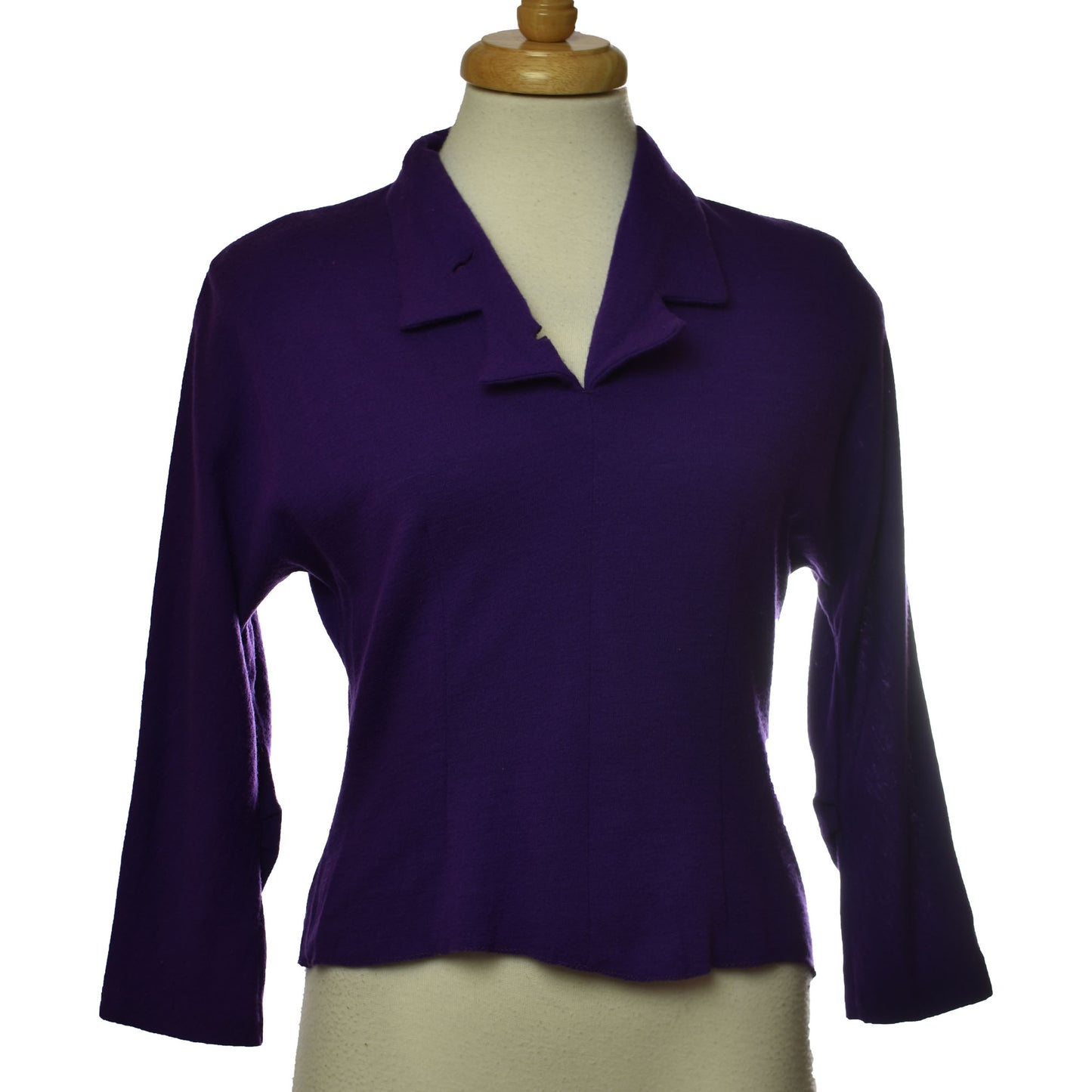 Vintage 50s Pin Up Jerry Gilden Spectator Purple Sweater