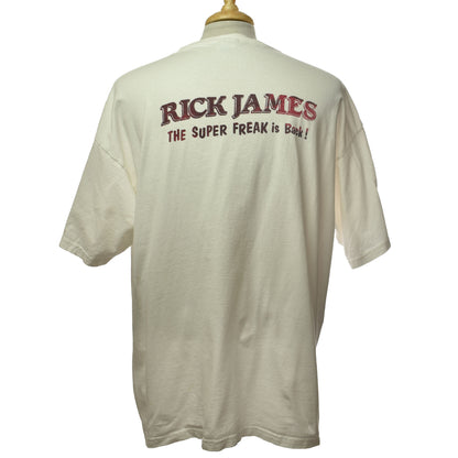 Vintage Rare 90s Rick James The Stone City Band with Jojo World Tour The Super Freak is Back! Size XL T-shirt