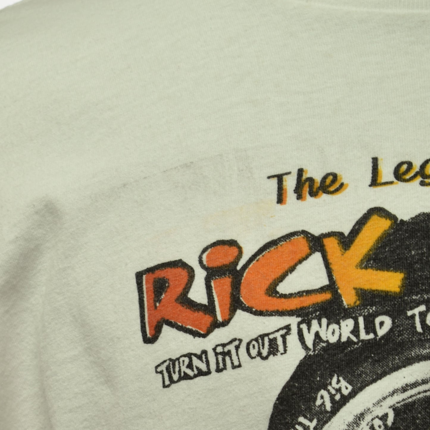 Vintage Rare 90s Rick James The Stone City Band with Jojo World Tour The Super Freak is Back! Size XL T-shirt
