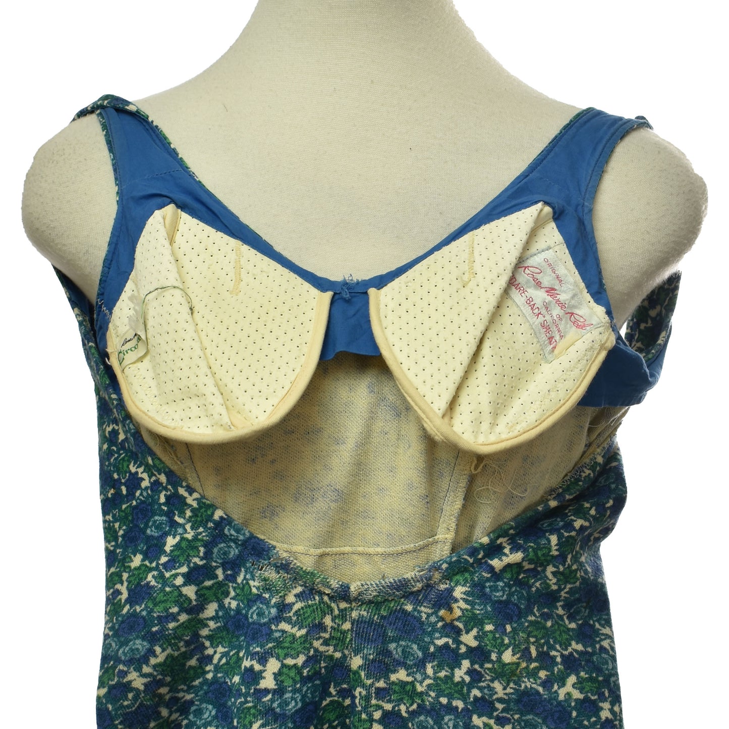 Vintage 50s Swimsuit by Rose Marie Reid "Dare-Back" Sheath