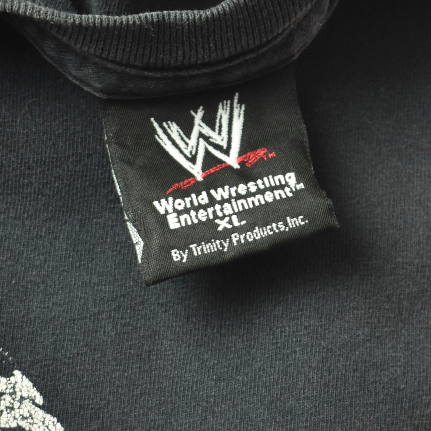 Vintage WWE ECW Sandman Black Tee Size XL Wrestling Parental Warning T-shirt