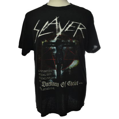 Vintage Black Slayer Darkness of Christ Graphic Artimonde Tee