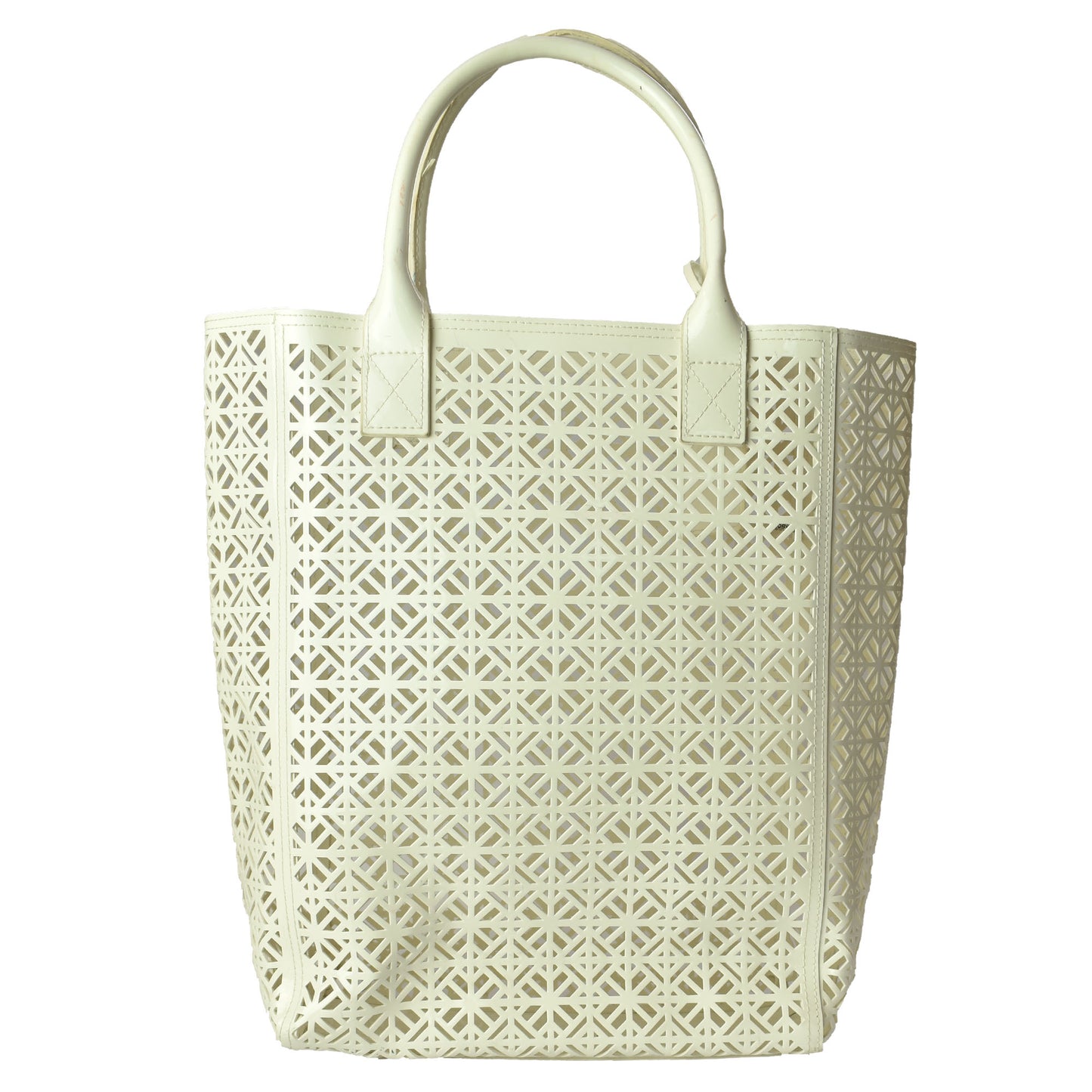 Tory Burch Patent Leather Cutwork Tote Bag